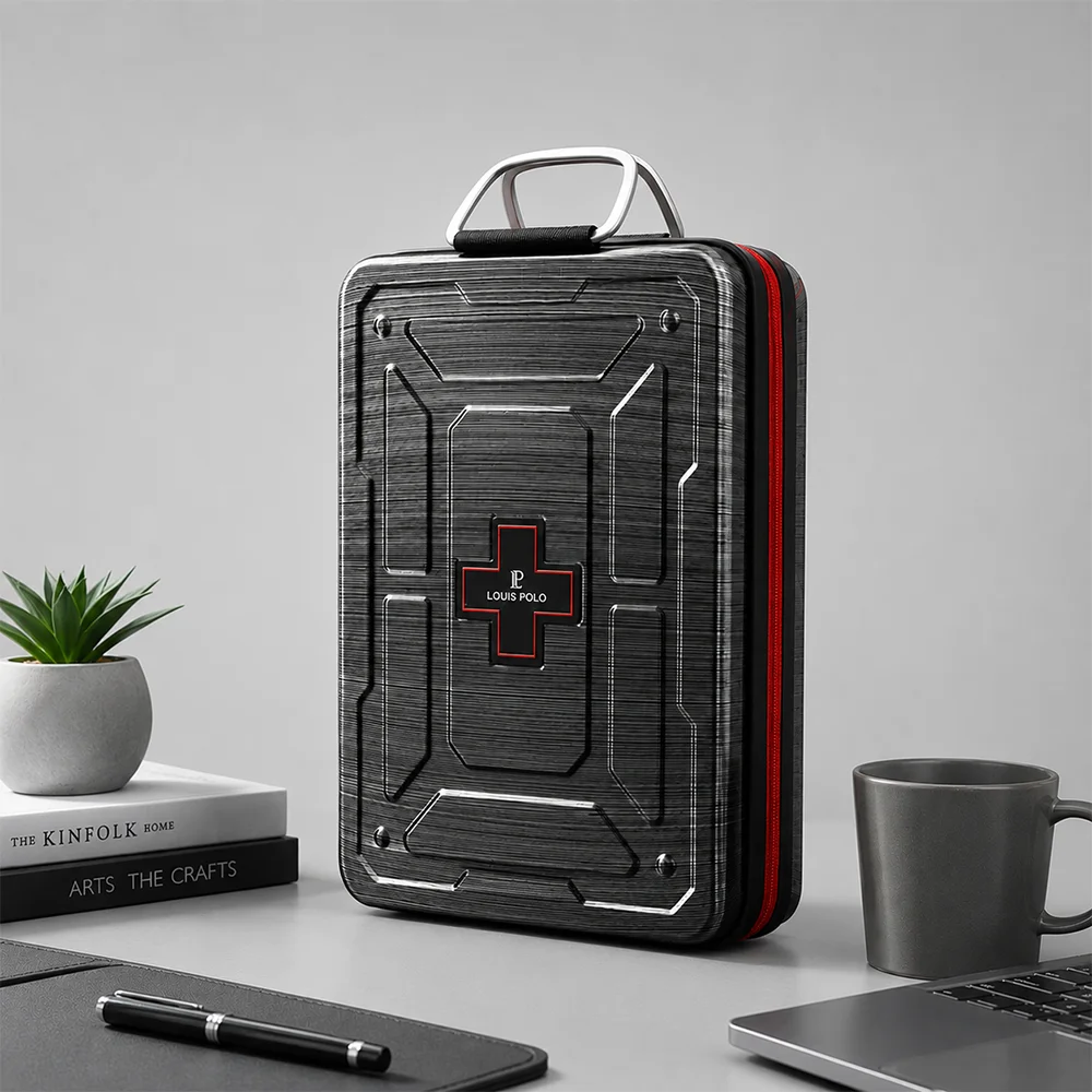 LOUIS POLO HexCore V2 17" Vertical Executive Briefcase – Hard Shell Laptop & Document Case view 4