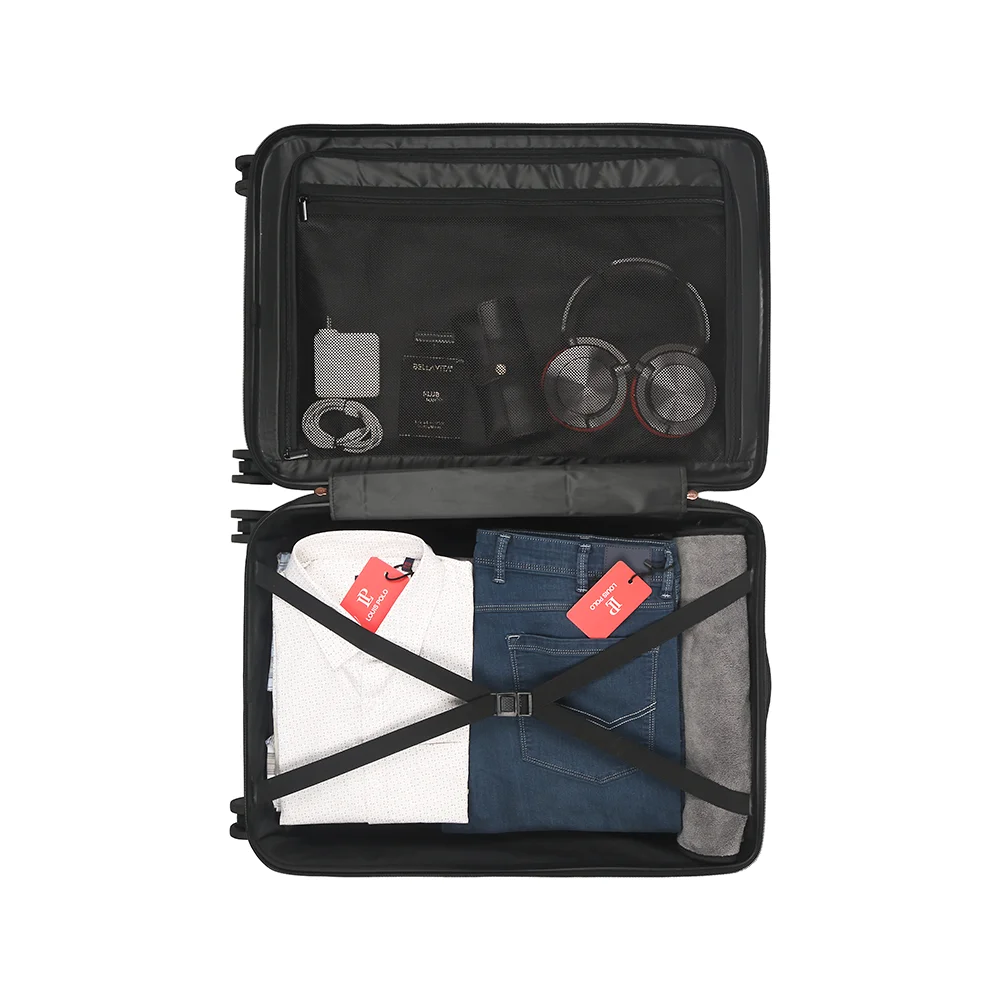 SkyTrail Premium Hard-Shell Trolley Bag – Elegant Travel Luggage Set Of 3 view 5